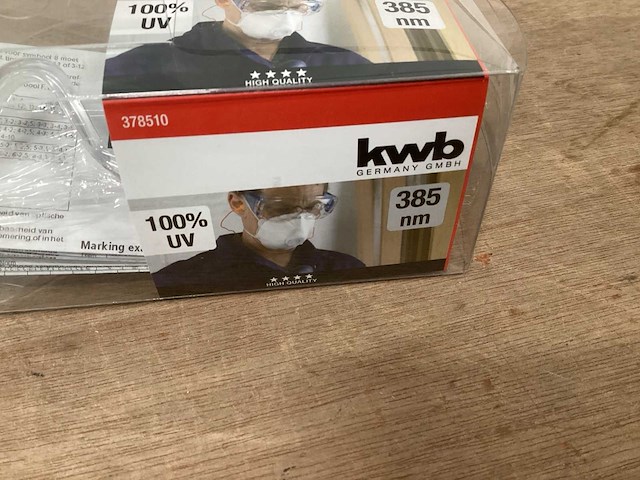 Kwb veiligheidsbril helder (7x) - afbeelding 3 van  4