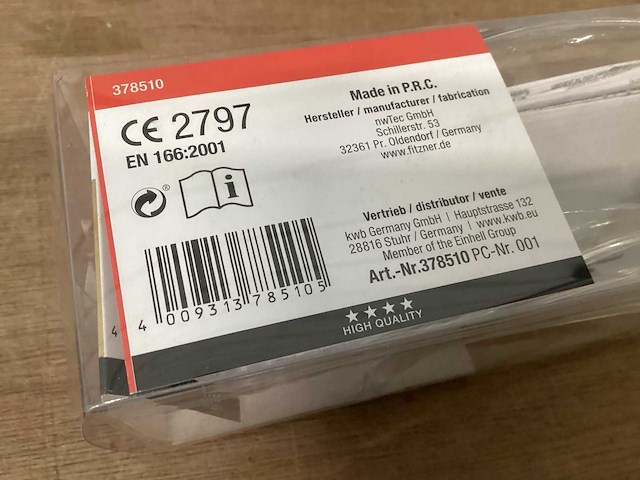 Kwb veiligheidsbril helder (7x) - afbeelding 4 van  4