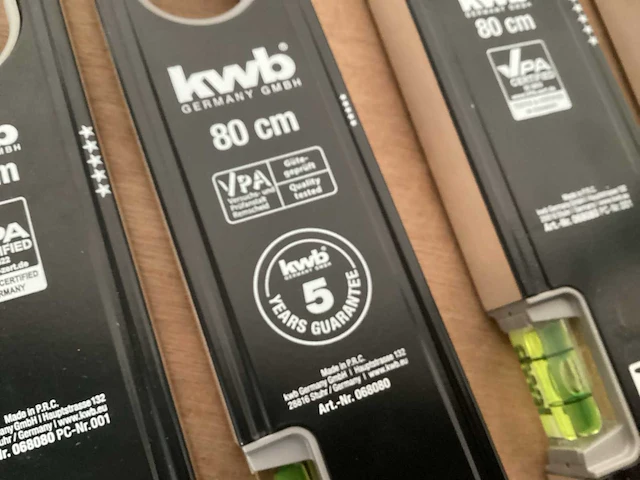 Kwb waterpas 80 cm (5x) - afbeelding 5 van  5
