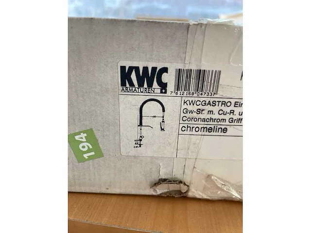 Kwc - keukenmengkraan - afbeelding 3 van  7