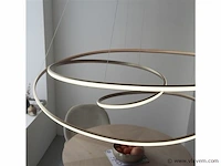 Kyoto 360 design armatuur zilver - afbeelding 3 van  9