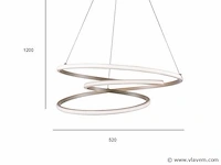 Kyoto 360 design armatuur zilver - afbeelding 6 van  9