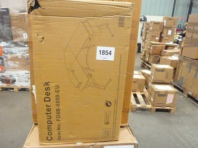 L-vormige hoekbureau voor gaming - afbeelding 7 van  7