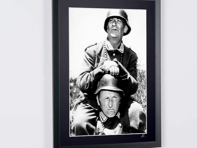 La grande vadrouille (1966) - louis de funès & bourvil - 70x50 cm - limited edition - afbeelding 2 van  6