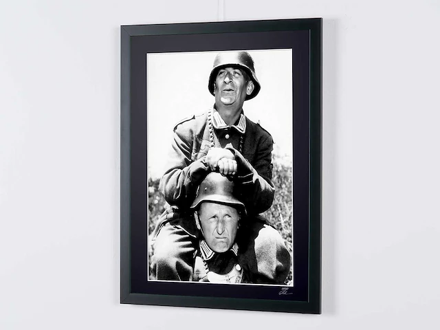 La grande vadrouille (1966) - louis de funès & bourvil - 70x50 cm - limited edition - afbeelding 4 van  6
