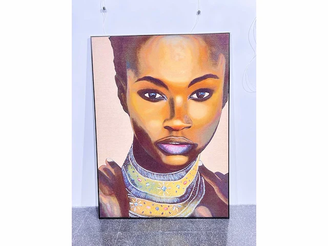 La mulata - handgemaakte wandtapijten. 160x120 cm -+ / exclusief en gemaakt - niet ingelijst - afbeelding 1 van  6