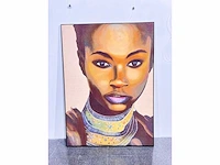 La mulata - handgemaakte wandtapijten. 160x120 cm -+ / exclusief en gemaakt - niet ingelijst - afbeelding 1 van  6