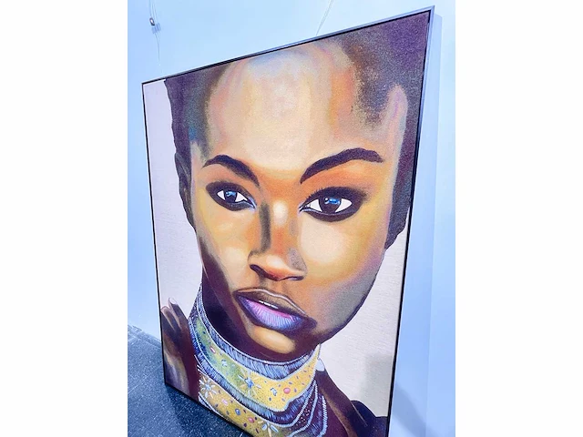 La mulata - handgemaakte wandtapijten. 160x120 cm -+ / exclusief en gemaakt - niet ingelijst - afbeelding 4 van  6