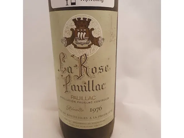 La rose pauillac récolte 1976 - afbeelding 2 van  7