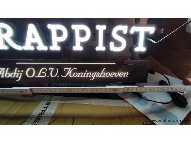 La trappe originele neon led reclame paneel - afbeelding 3 van  10