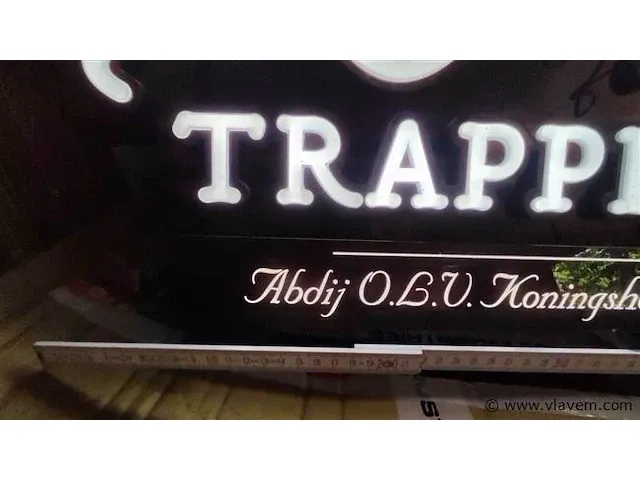 La trappe originele neon led reclame paneel - afbeelding 8 van  10
