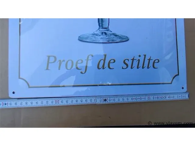 La trappe trappist origineel reclamebord metaal - afbeelding 4 van  7