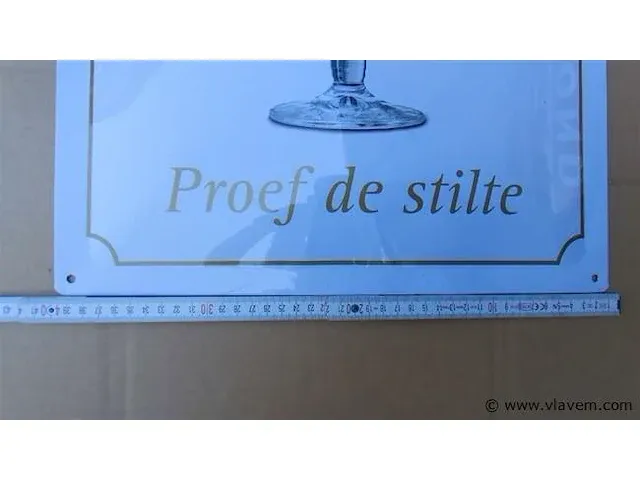 La trappe trappist origineel reclamebord metaal - afbeelding 2 van  4