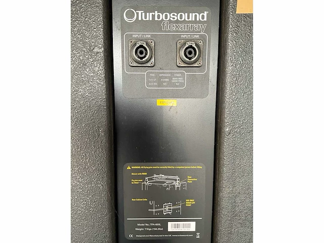 Lab gruppen / turbosound - tfa-600 - flex array system - afbeelding 20 van  37