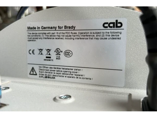 Labelprinter brady - afbeelding 4 van  5