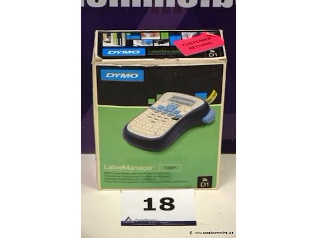 Labelprinter dymo, labelmanager 120p, zonder kabels, werking niet gekend - afbeelding 1 van  2
