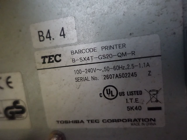 Labelprinter tec - afbeelding 2 van  2
