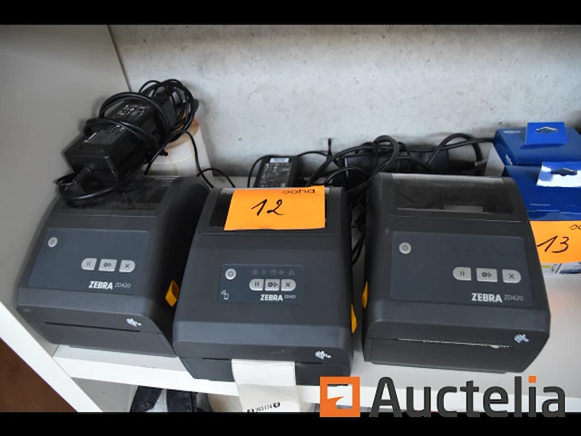 Labelprinters zebra 3 stuks - afbeelding 3 van  8