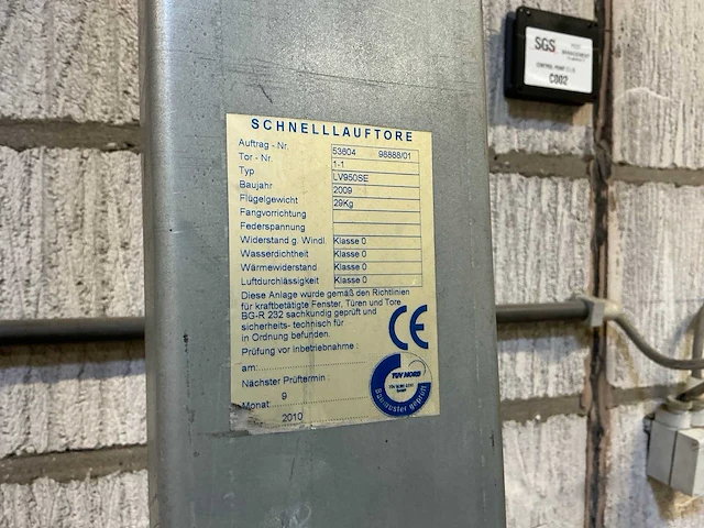 Labex lv950se snelsluitpoort - afbeelding 3 van  3
