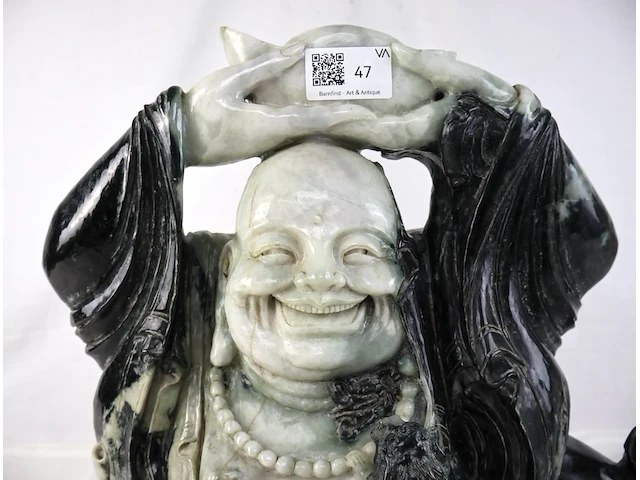 Lachende boeddha jade - afbeelding 11 van  18