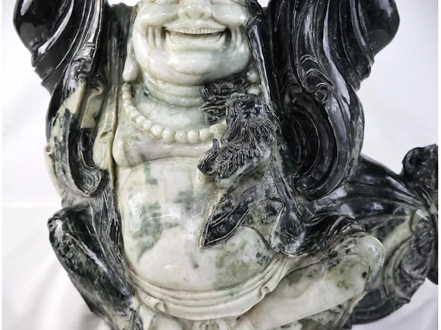 Lachende boeddha jade - afbeelding 12 van  18