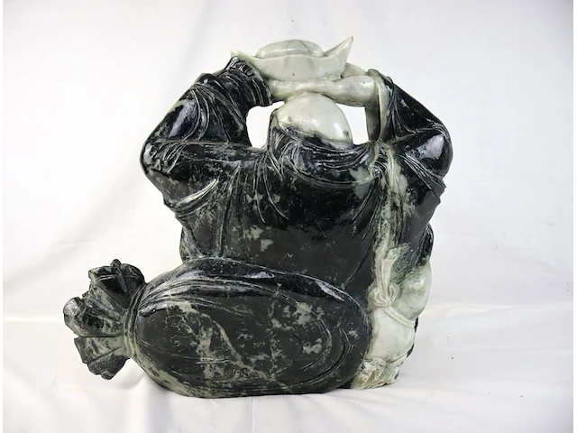 Lachende boeddha jade - afbeelding 15 van  18