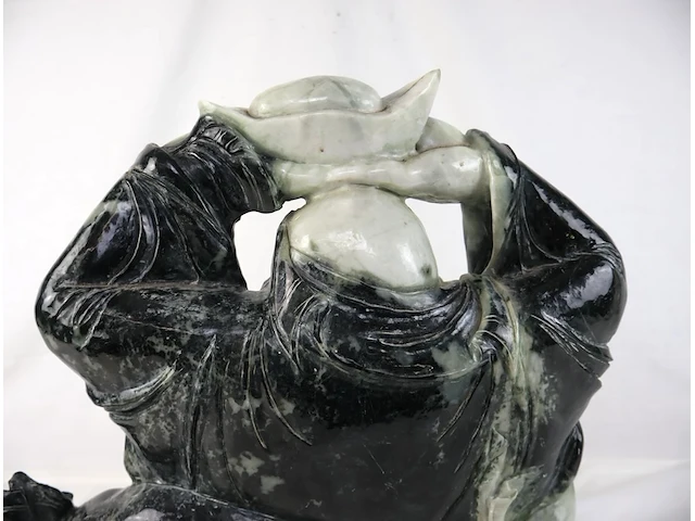 Lachende boeddha jade - afbeelding 16 van  18