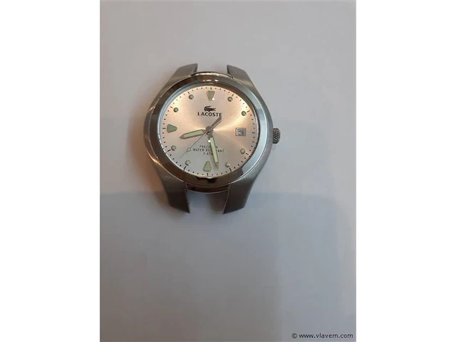 Lacoste heren uurwerk kleur zilver zonder bandjes - afbeelding 1 van  2