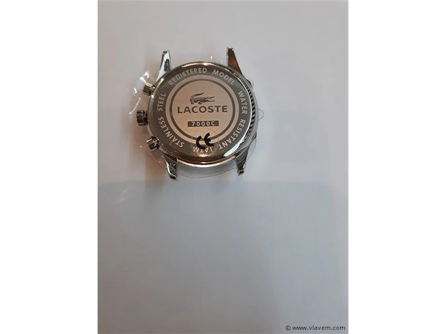 Lacoste heren uurwerk kleur zilver zonder bandjes - afbeelding 2 van  2