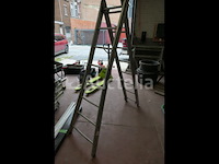 Ladder en ladder met dubbel element - afbeelding 3 van  6