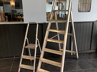 Ladder met trapladdertje - afbeelding 1 van  4