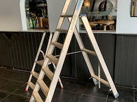 Ladder met trapladdertje - afbeelding 2 van  4