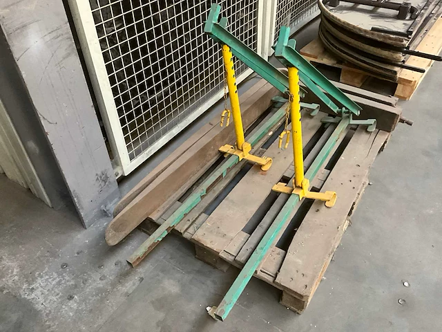 Ladderhaken voor ladder steiger + vorken vorklift - afbeelding 3 van  9