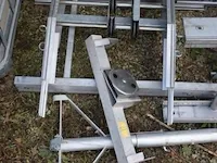 Ladderlift geda lift 250comfort plus stalen liftbak, laddersteunen afstandsbediening - afbeelding 5 van  6