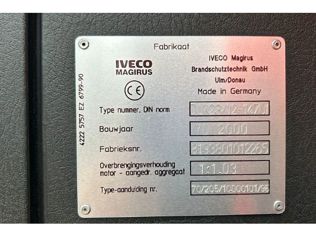 Ladderwagen e405 iveco - afbeelding 2 van  51