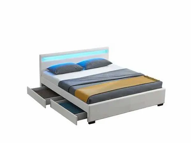 Ladebed, led verlichting en lattenbodem - 140x200 - afbeelding 3 van  6