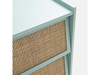 Ladekast met 3-lades met riet - afbeelding 5 van  7