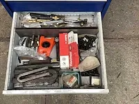 Ladekast met 7 laden incl alle gereedschappen en tool houders ( 1 schuif ontbreekt) - afbeelding 2 van  11