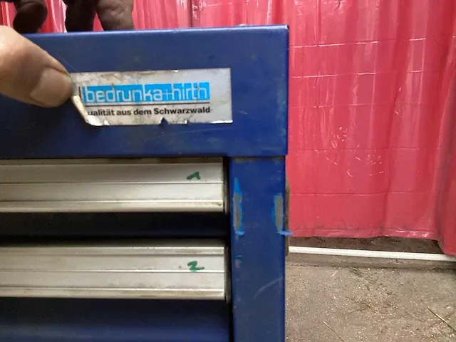Ladekast met 7 laden incl alle gereedschappen en tool houders ( 1 schuif ontbreekt) - afbeelding 4 van  11