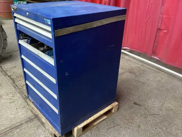 Ladekast met 7 laden incl alle gereedschappen en tool houders ( 1 schuif ontbreekt) - afbeelding 5 van  11