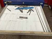 Ladekast met 7 laden incl alle gereedschappen en tool houders ( 1 schuif ontbreekt) - afbeelding 8 van  11