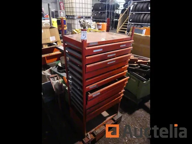 Ladekast voor garage met accessoires - afbeelding 1 van  7