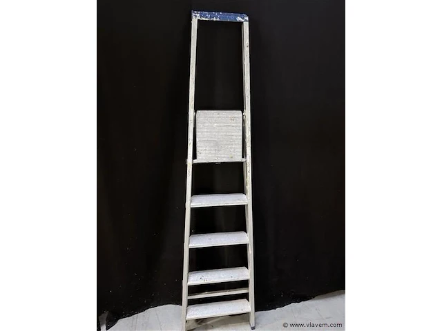 Lader 5 treden - aluminium - afbeelding 4 van  4