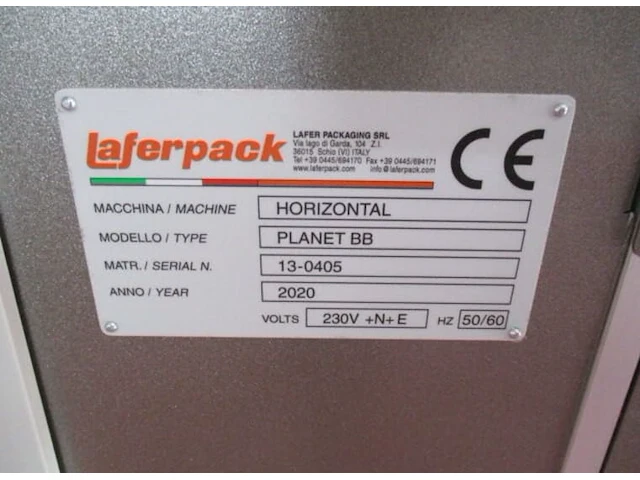 Laferpack planet bb verpakkingsmachine - afbeelding 6 van  6