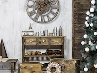 Lafocuse 57 cm vintage wandklok - afbeelding 4 van  4