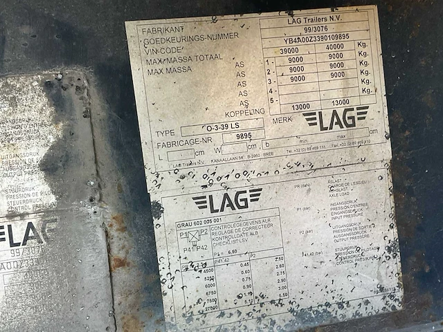 Lag o-3-39 ls oplegger - afbeelding 4 van  12