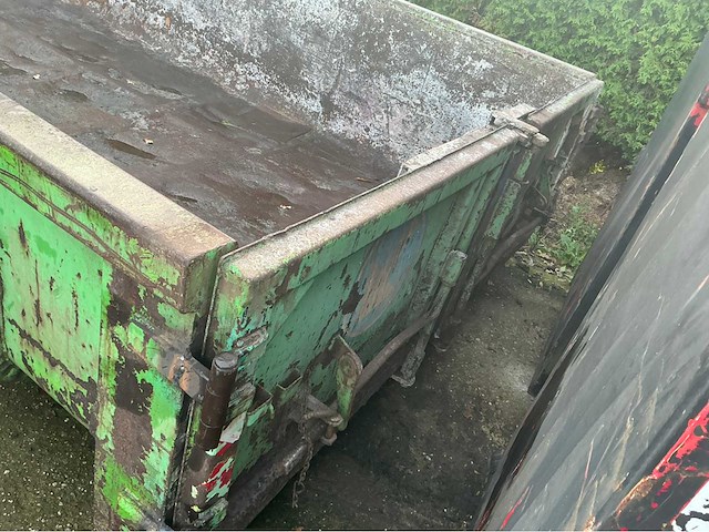 Lage container trans lift afzet afvalcontainer - afbeelding 4 van  5