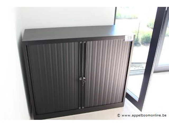 Lage dossierkast vv jaloeziedeuren afm 120x42x105cm (staande op eerste verdieping) - afbeelding 1 van  2