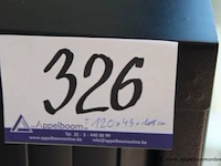Lage dossierkast vv jaloeziedeuren afm 120x42x105cm (staande op eerste verdieping) - afbeelding 2 van  2
