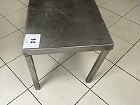 Lage rvs werktafel afm plm 150 x 46 x 40cm - afbeelding 4 van  4